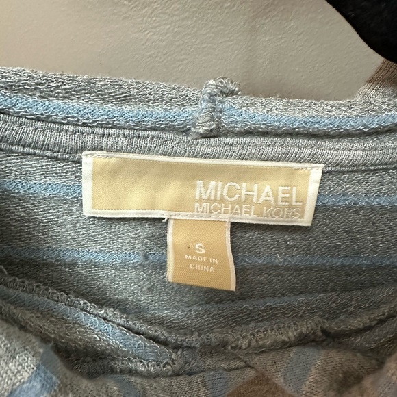 MICHAEL KORS | Ladies Striped Long Lightweight Hoodie - Picture 5 of 6